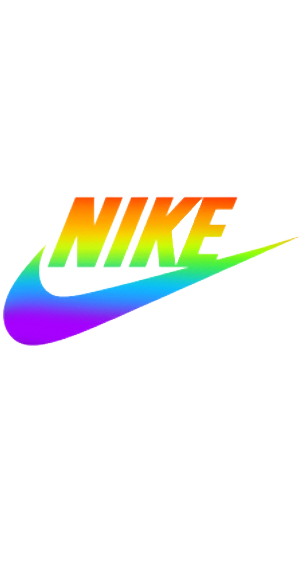 nike logo multicolor