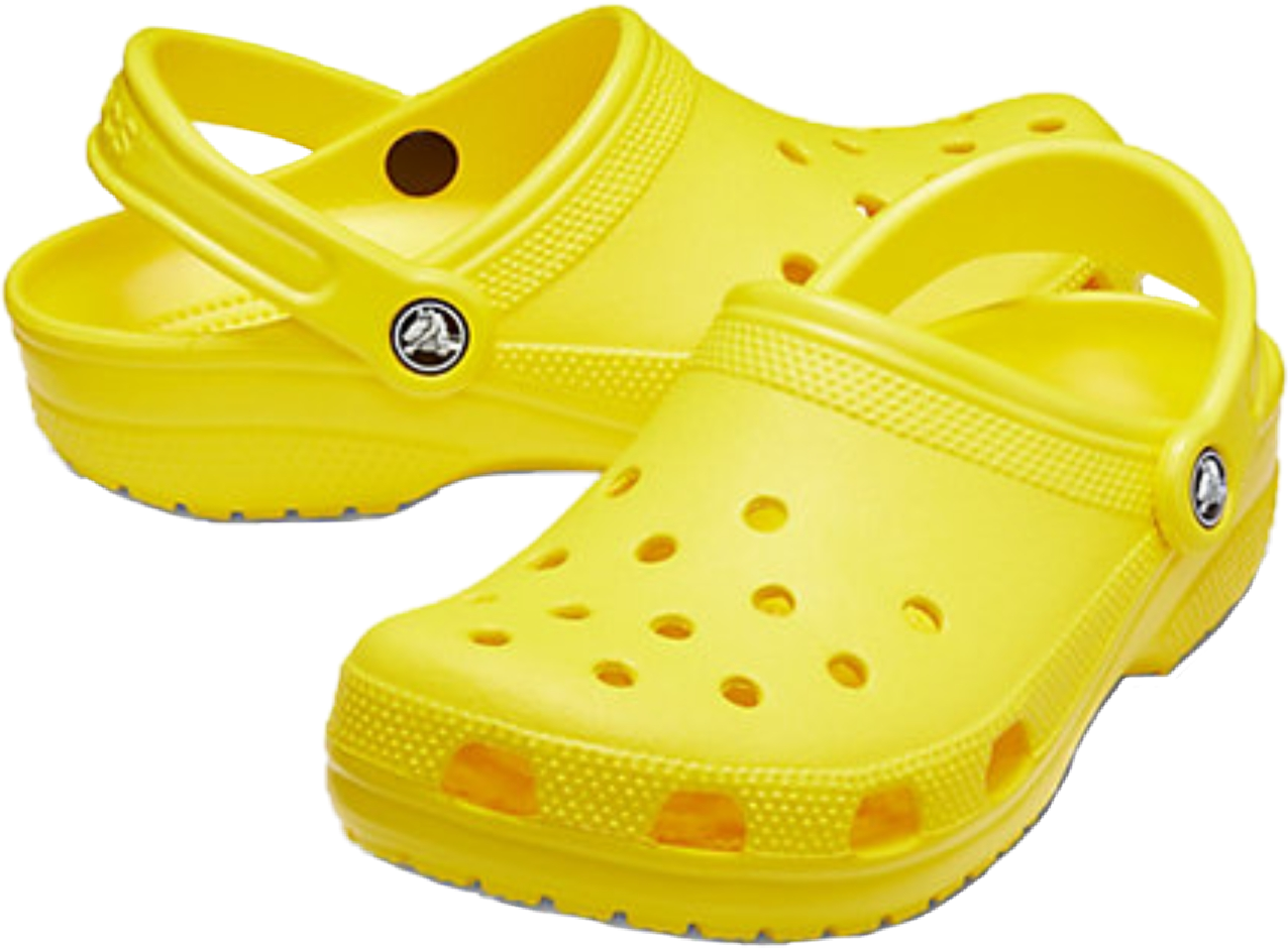 yellow crocs sticker