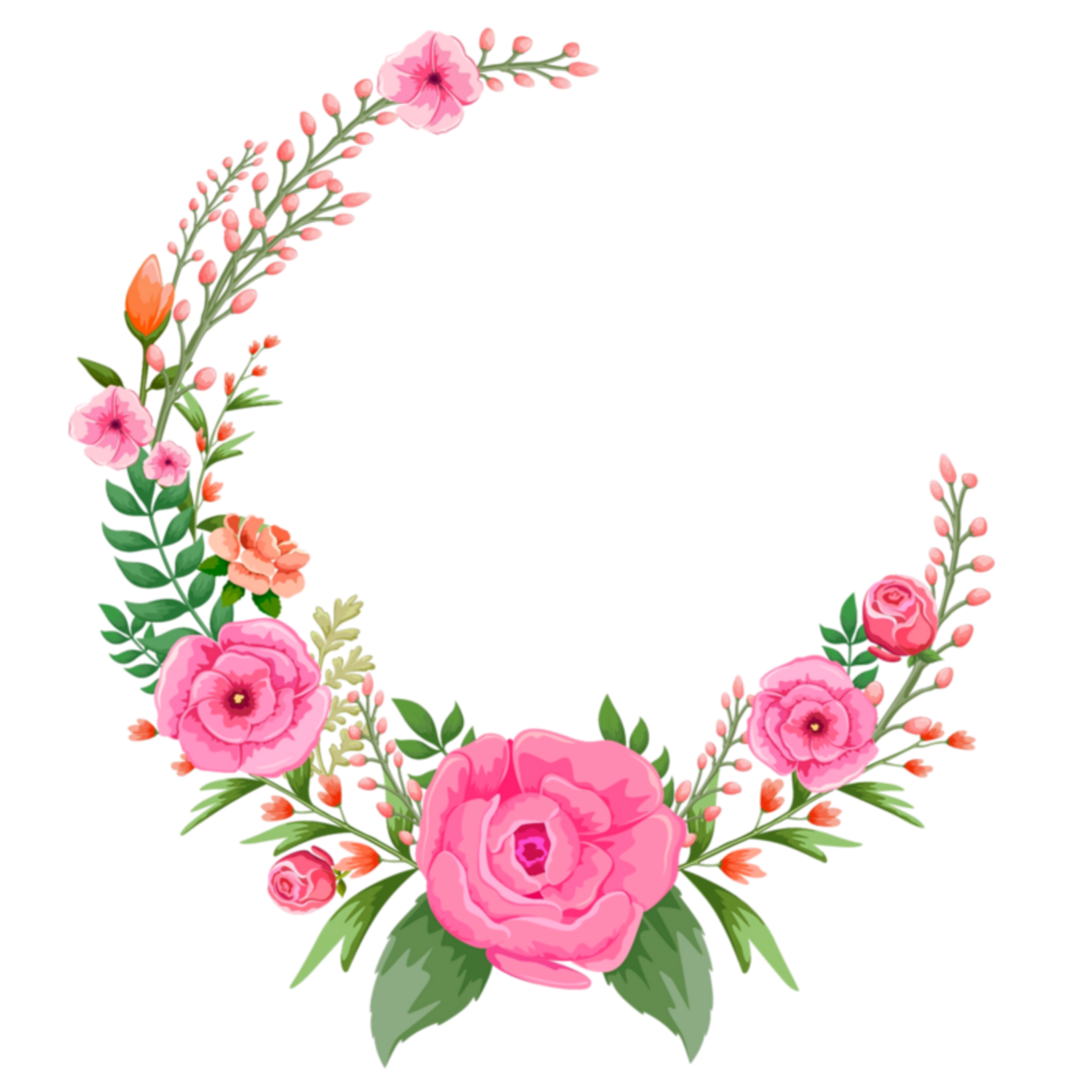 Ftestickers Flowers Floralswag Roses Pink Sticker By Pann