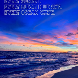 freetoedit godlovesyou godseesyou sunset testimony beachsunset ocean summervibes bluesky
