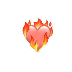 freetoedit pinkheart fireheartemoji fireemoji pink emoji