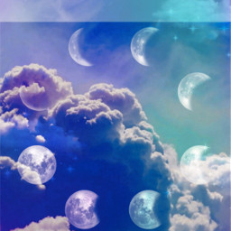 freetoedit cloud moon heaven plsvoteme beauty rcmoonphases moonphases