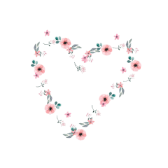 heart flower flowerheart heartflower pink freetoedit