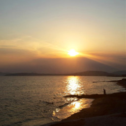 athens greece sea sunset