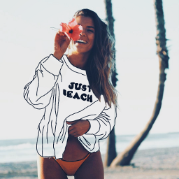 freetoedit draw edit shirt beach