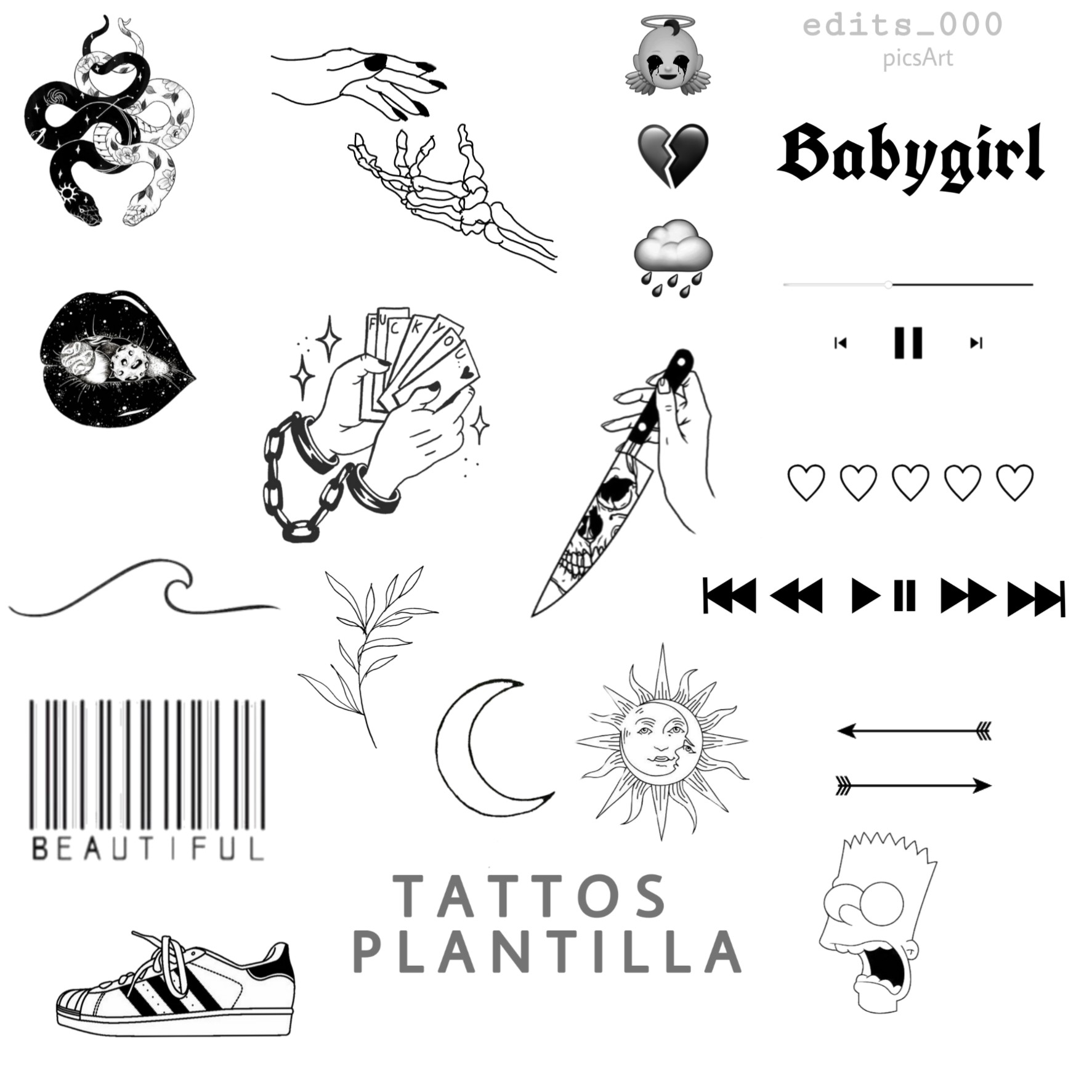Simple Aesthetic Tattoo Black Aesthetic Indie Grunge Aesthetic 
