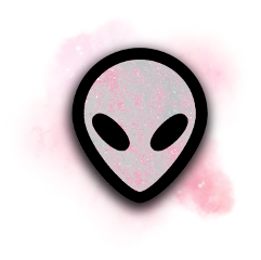 alien pink space kms aesthetic freetoedit