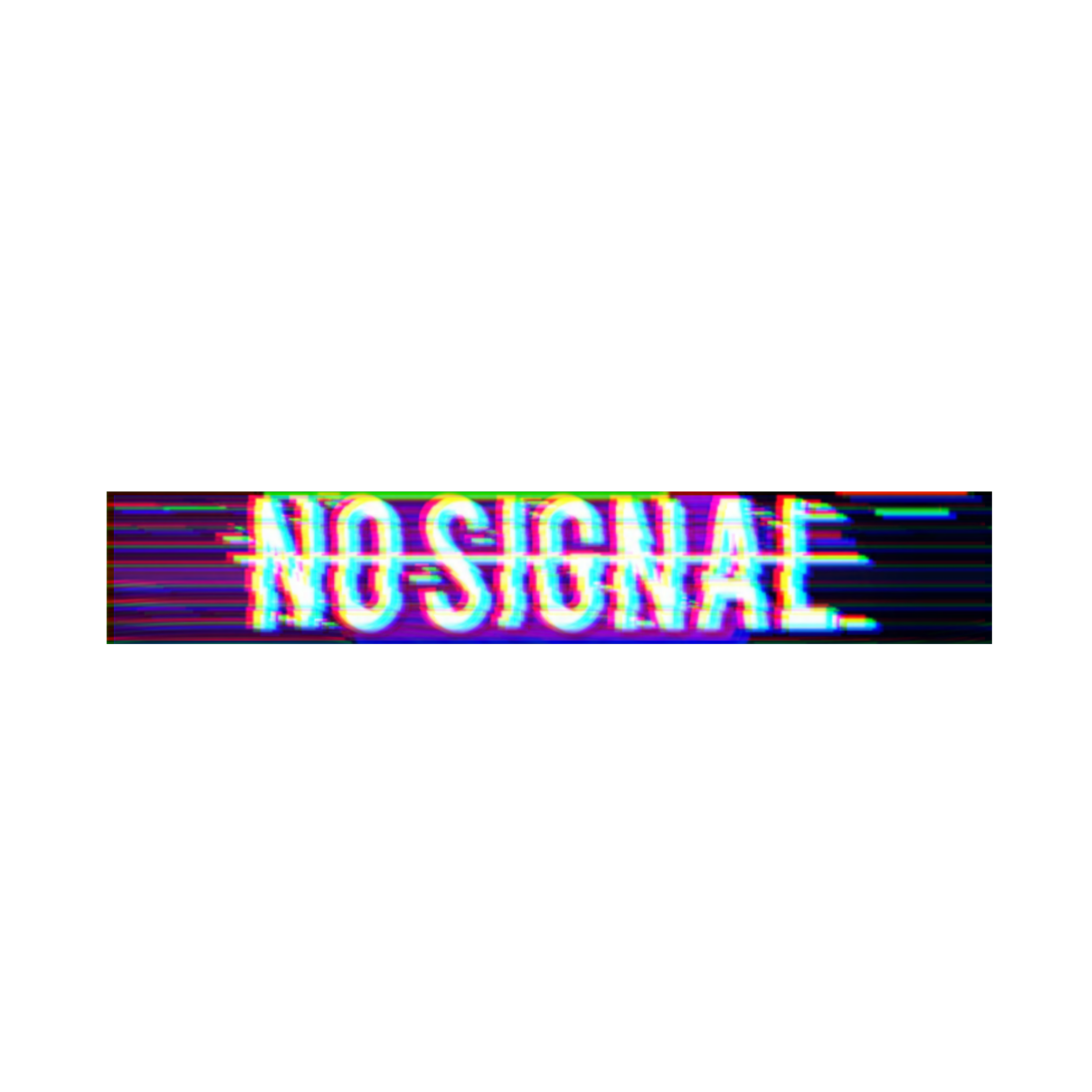 Aesthetic Tumblr Nosignal Sticker Sticker By Ashleytoo