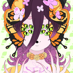 freetoedit butterfly girl wallpaper monstergirlmaker
