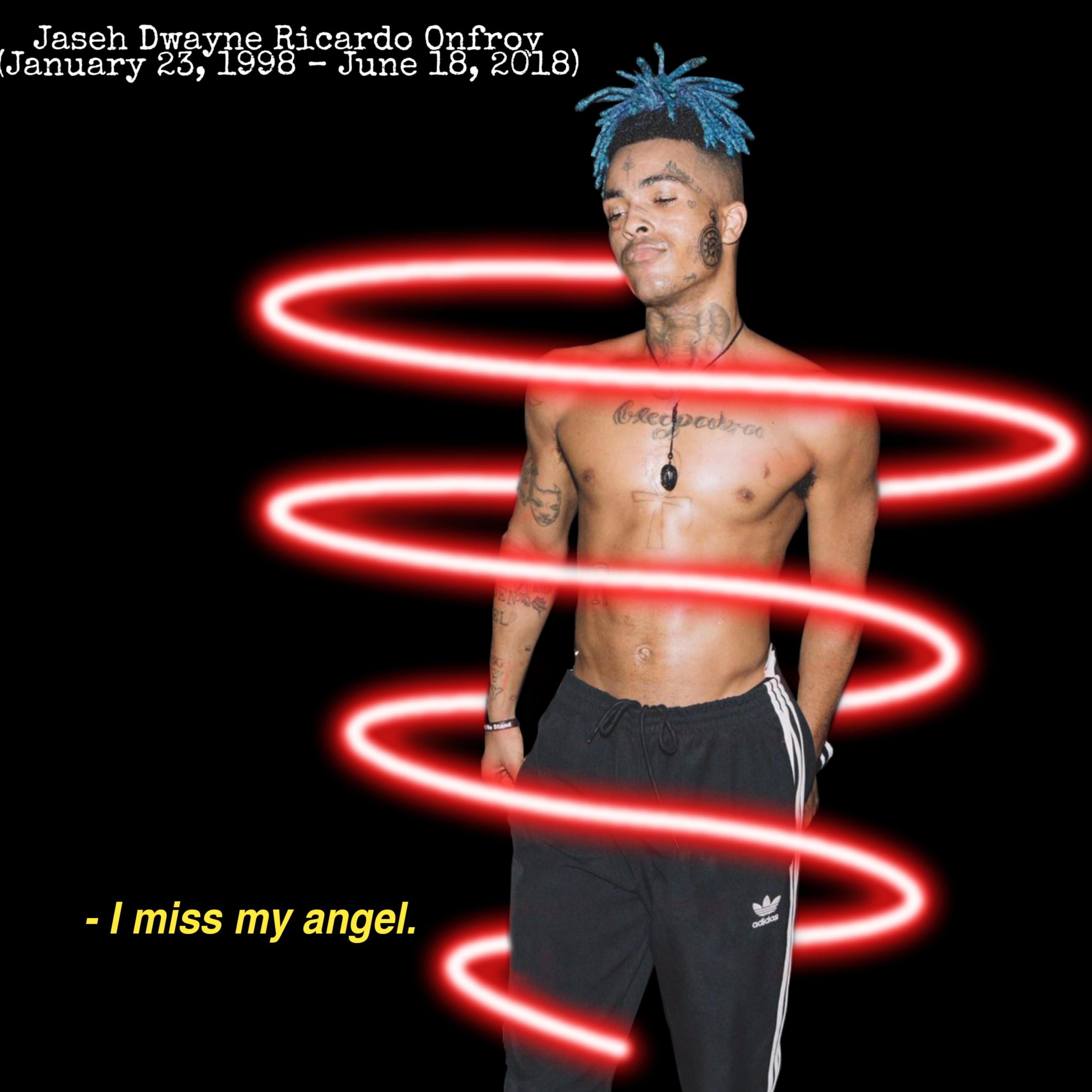 Xxxtentacion Llj Freetoedit Llj Rip Image By Sibelmarie