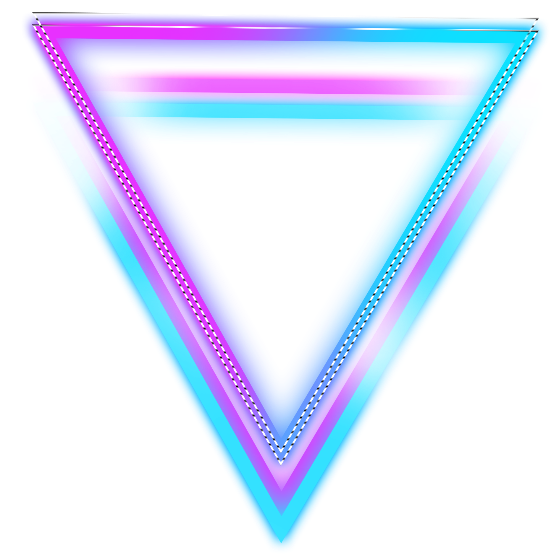 This visual is about triangle neon geometric line layers freetoedit #triang...