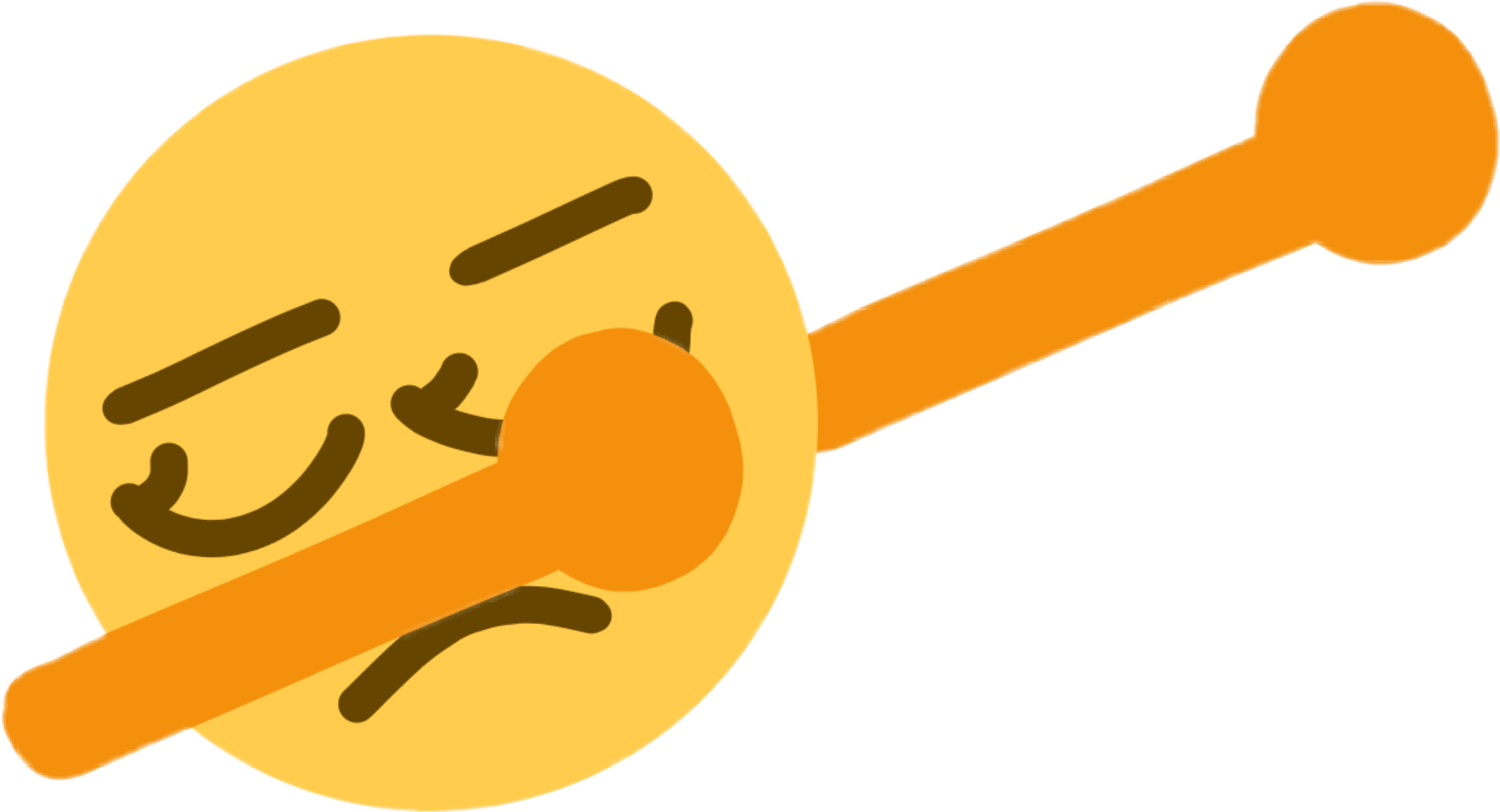 discord dab emoji sticker by inactive gone discord dab emoji sticker by inactive gone