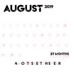 freetoedit august august2019 augustcalendar calendar