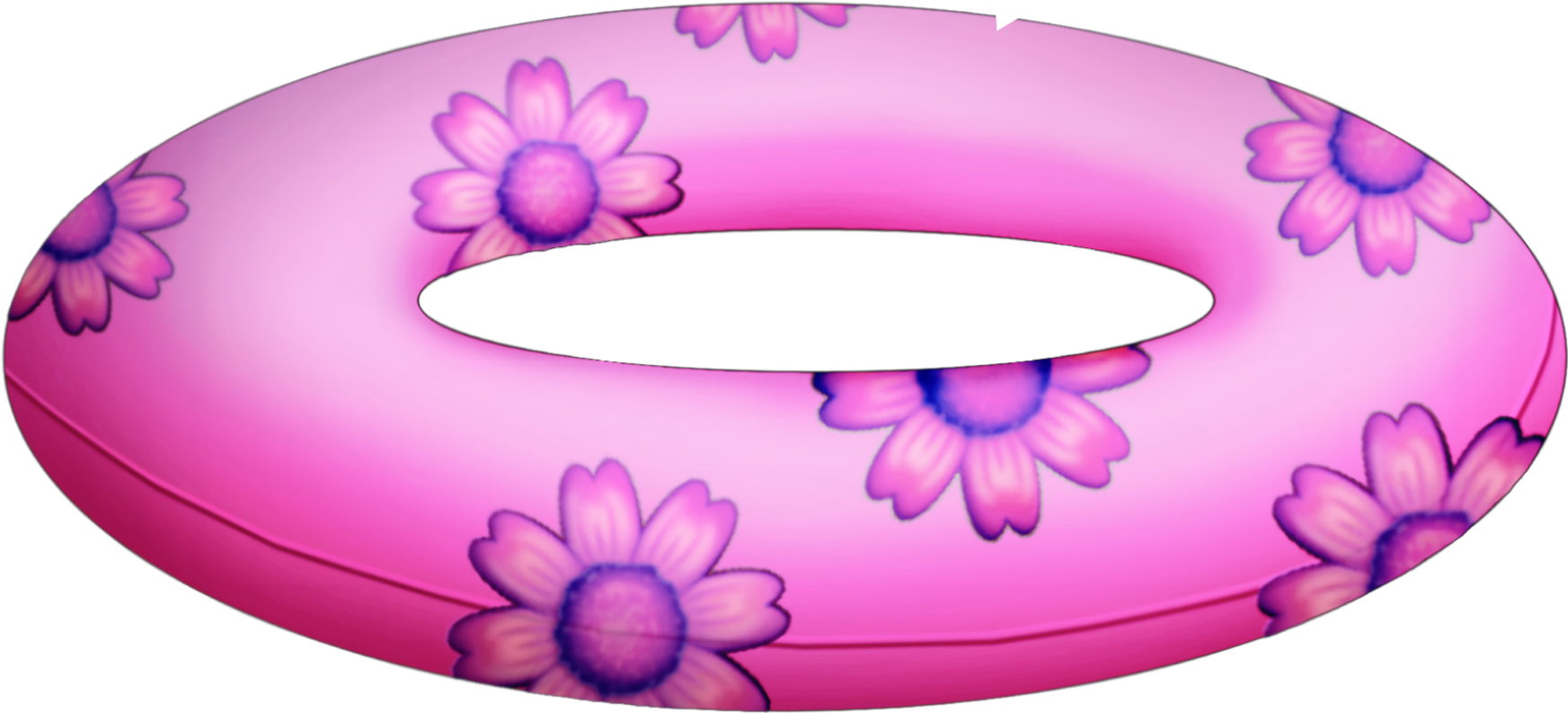 pink heart floatie