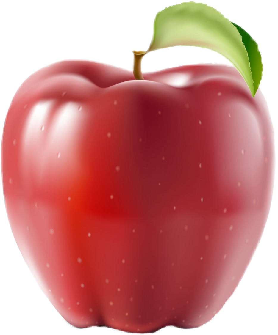 apple red redapples fruit sticker by haelilulu