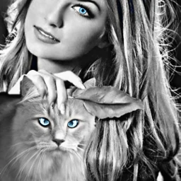 freetoedit cat girl blueeyes animal irckittylove