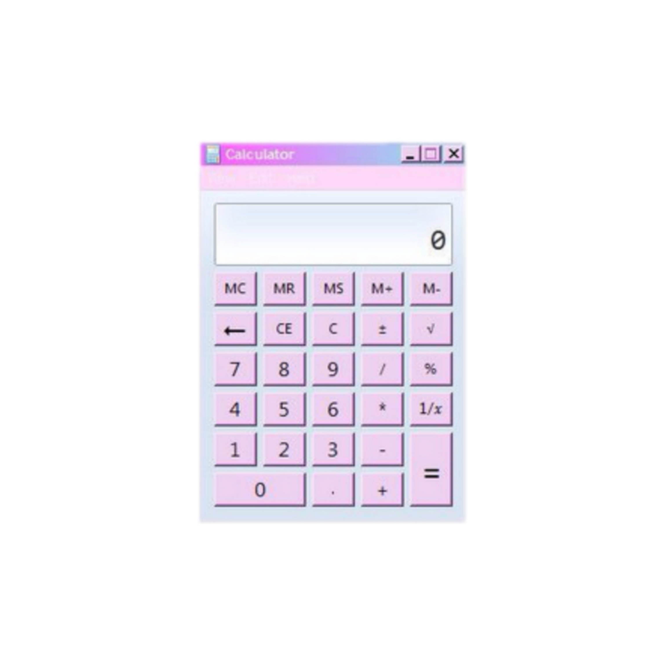 calculator aesthetic sticker sticker by fruitloopie
