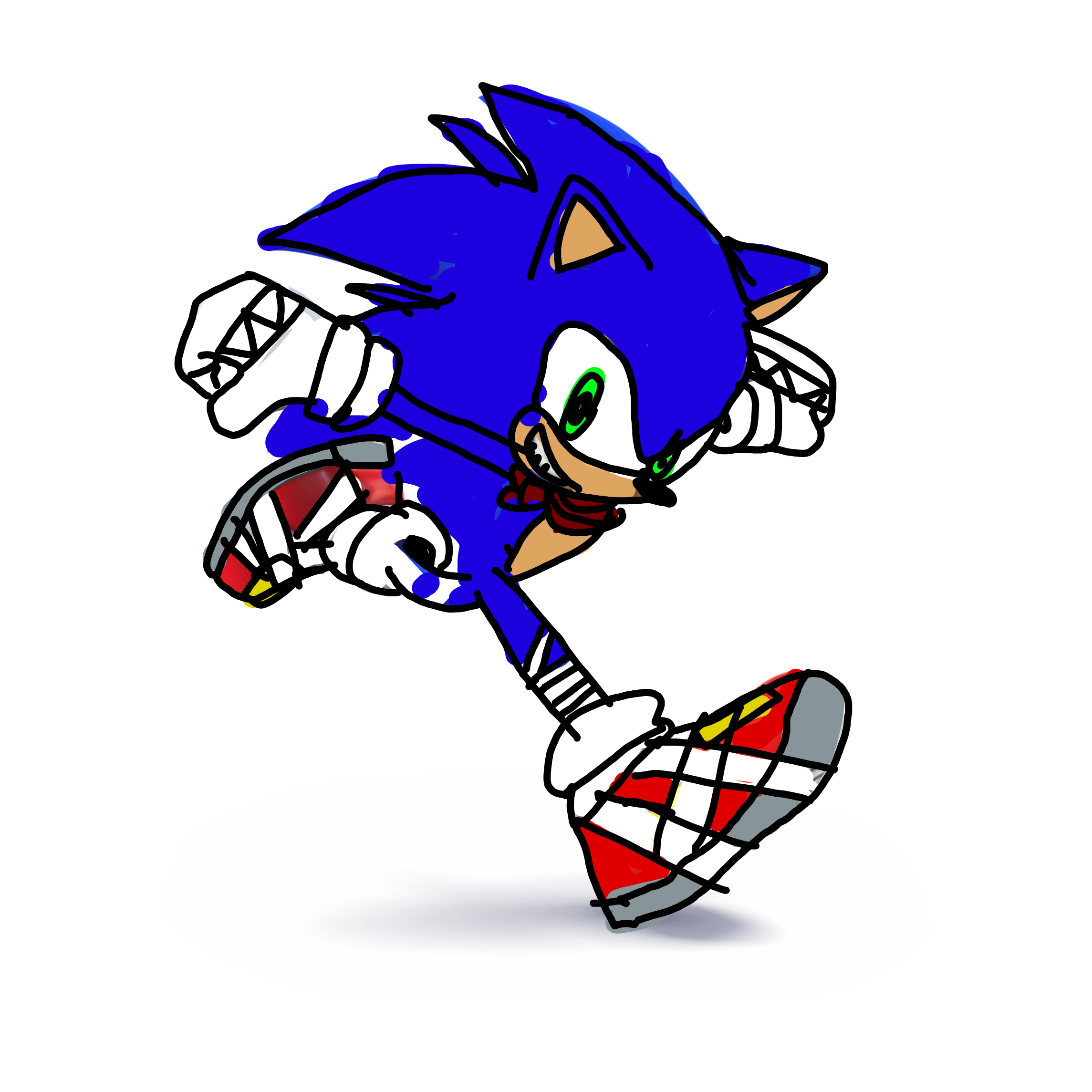 sonicboom sonicthehedgehog sticker by @fanoflightning95