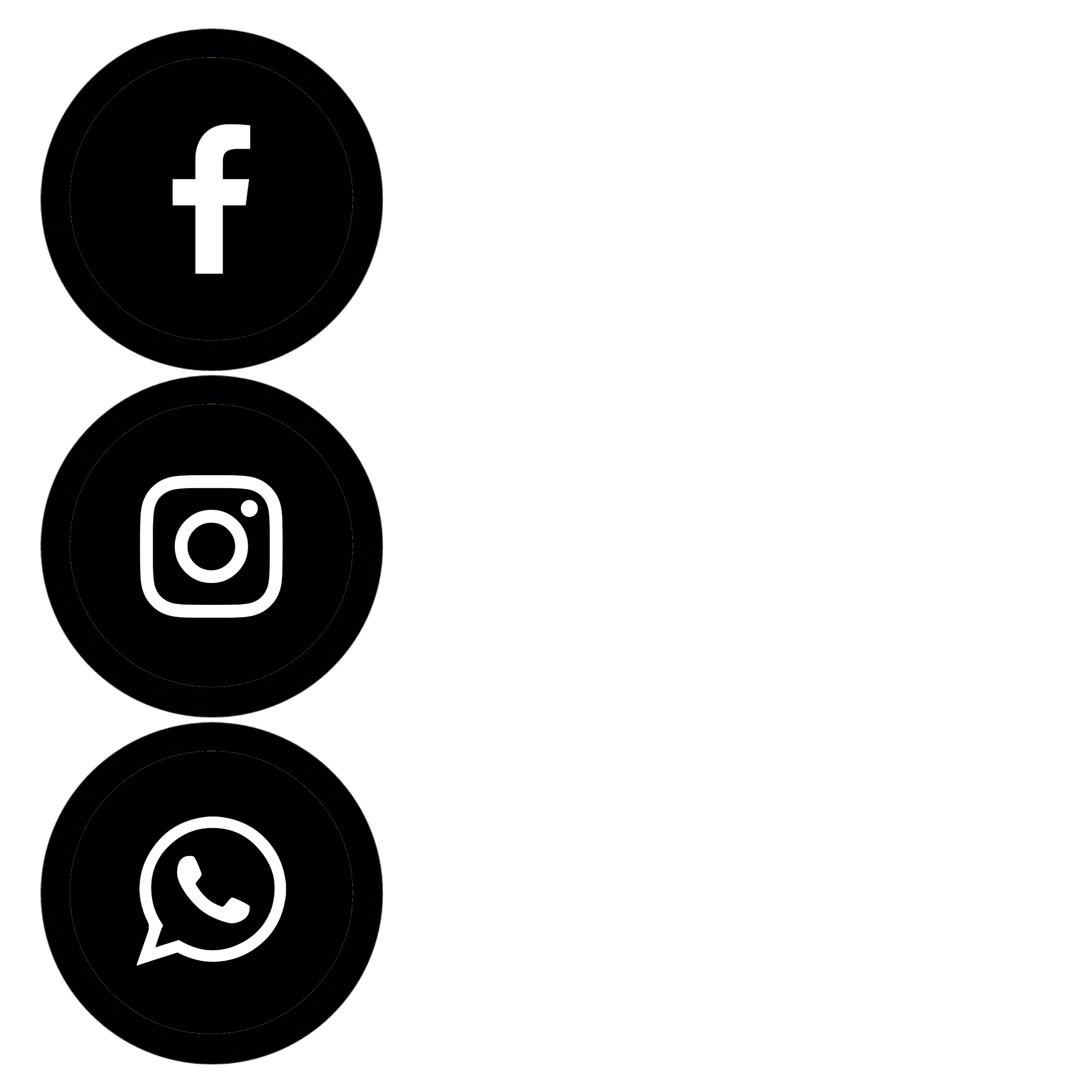 facebook instagram logos png white