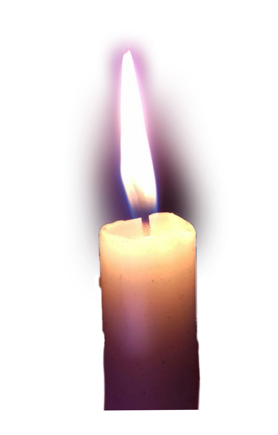 candle flame lit dark light sticker by nancyspasic