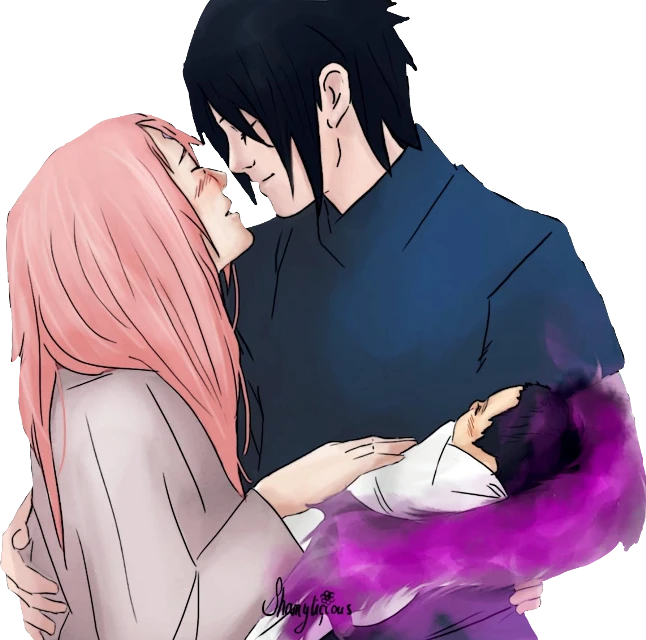 And sakura kiss sasuke Sasuke and