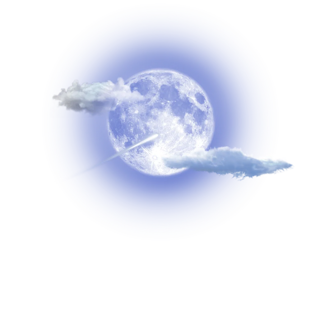 #moon #moonlight #shootingstar #clouds