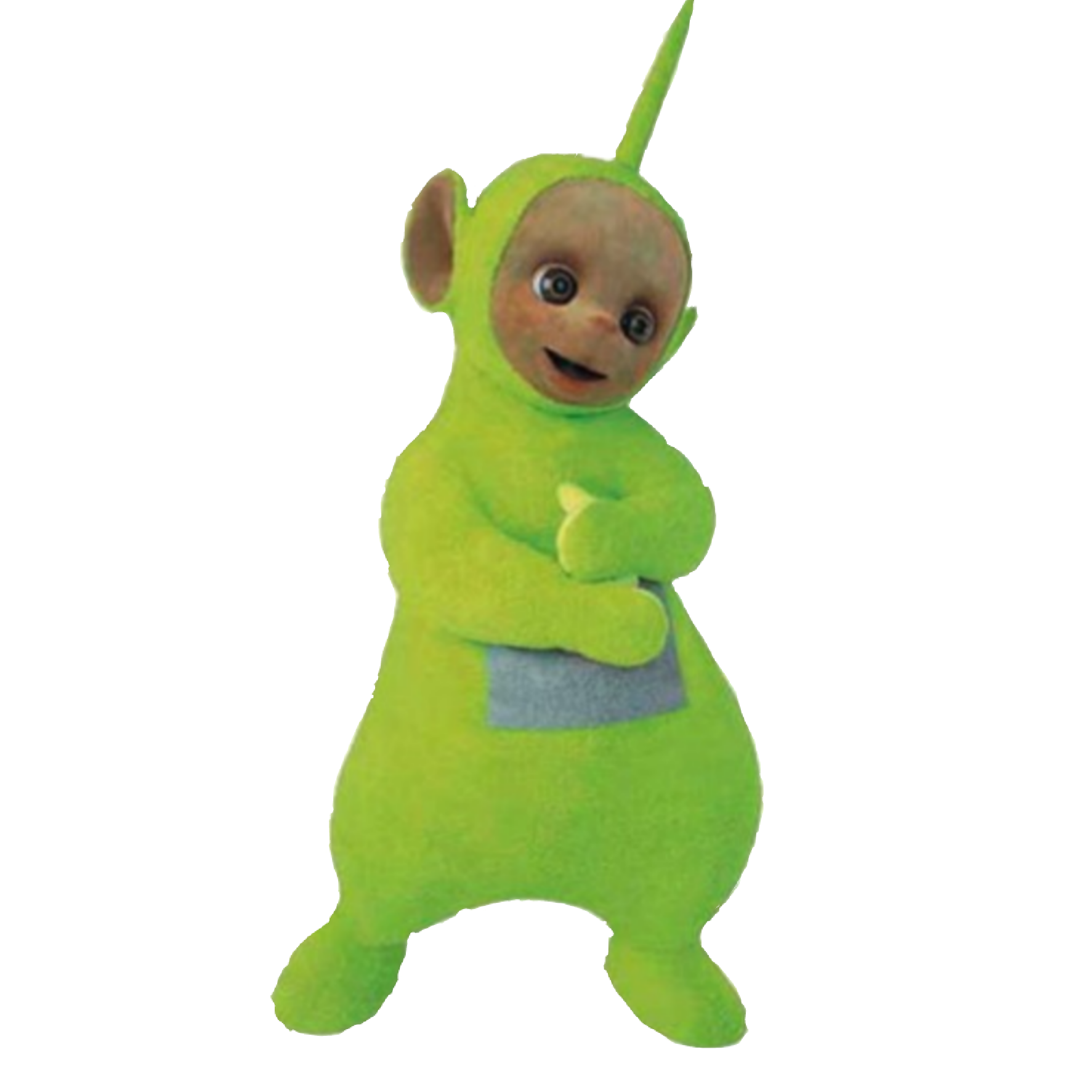 freetoedit dipsy teletubby green sticker by @cheesynips