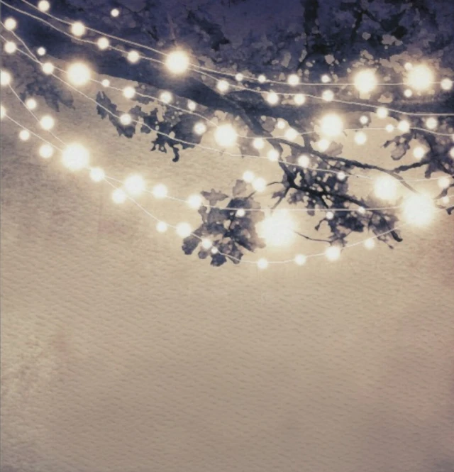 wallpaper background stringlights tree