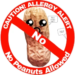 caution allergy allergies peanut peanuts freetoedit scpeanuts