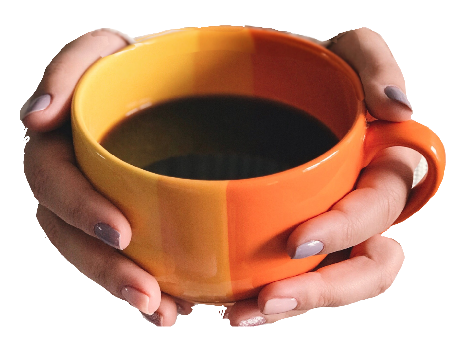 hage mug cup hands fingers freetoedit sticker by tessified