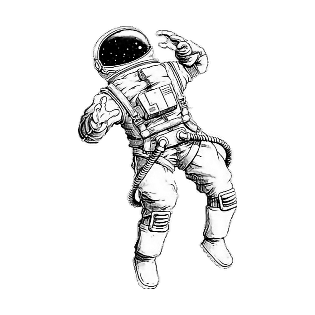 freetoedit astronaut sticker by @kristalfrancinebrown.