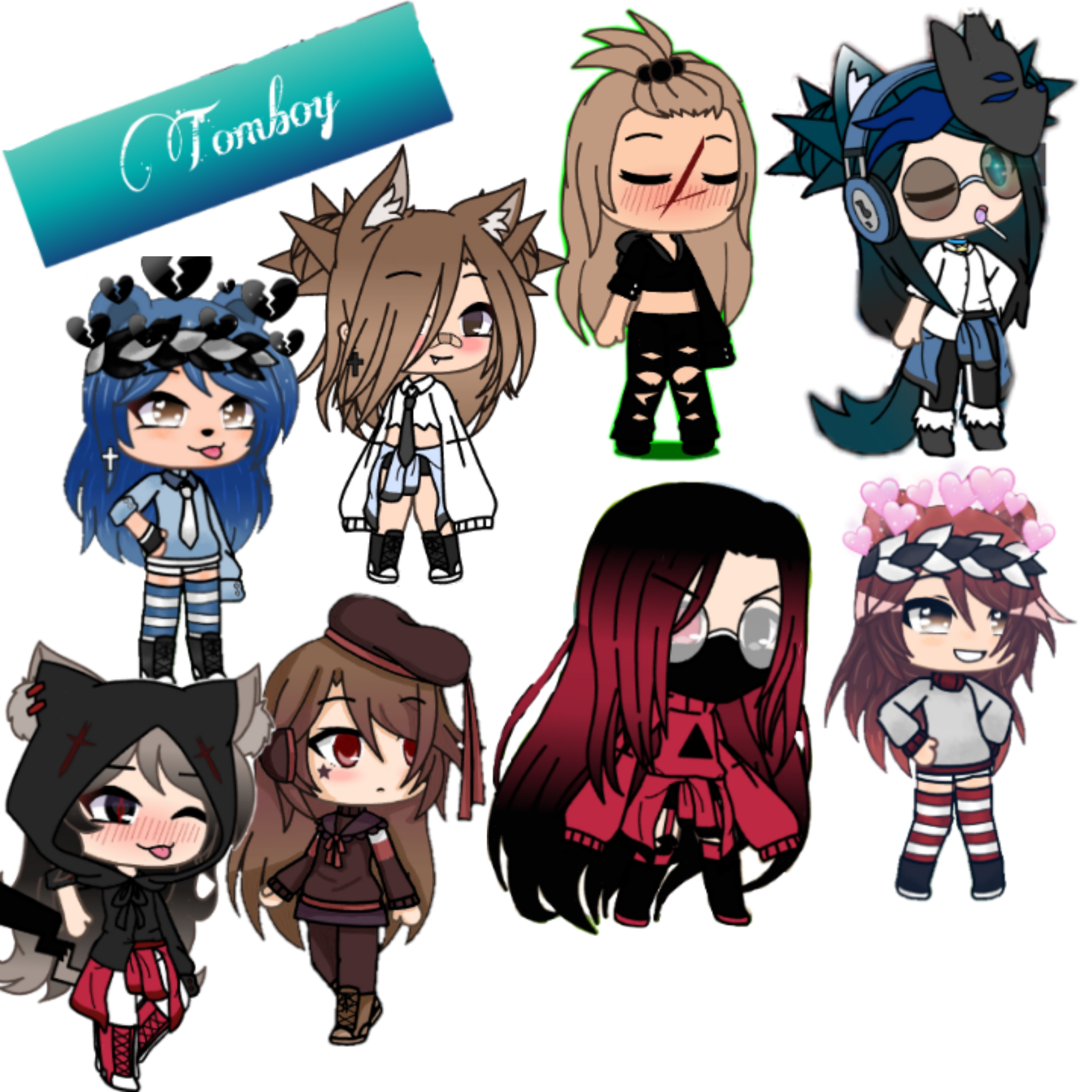 Gachalife Tomboy Sticker By Rubycahoon