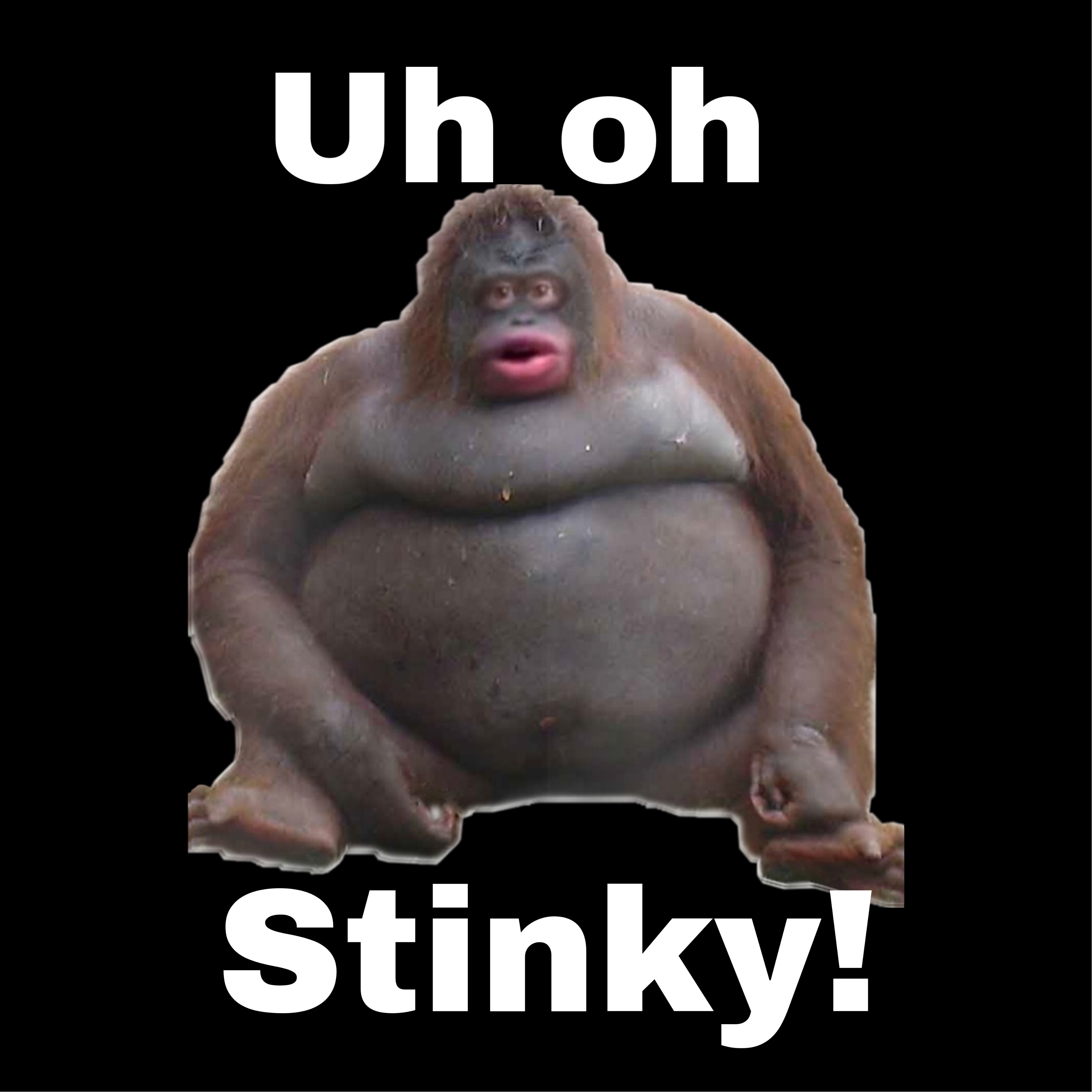 This visual is about freetoedit lemonke uh oh stinky #freetoedit le monke #...