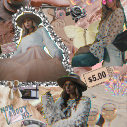 freetoedit girl collage nudepink pinkaesthetic