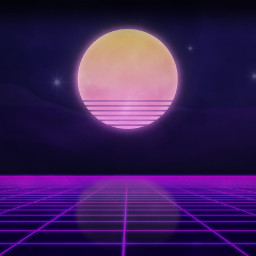background purple blue sun digital freetoedit