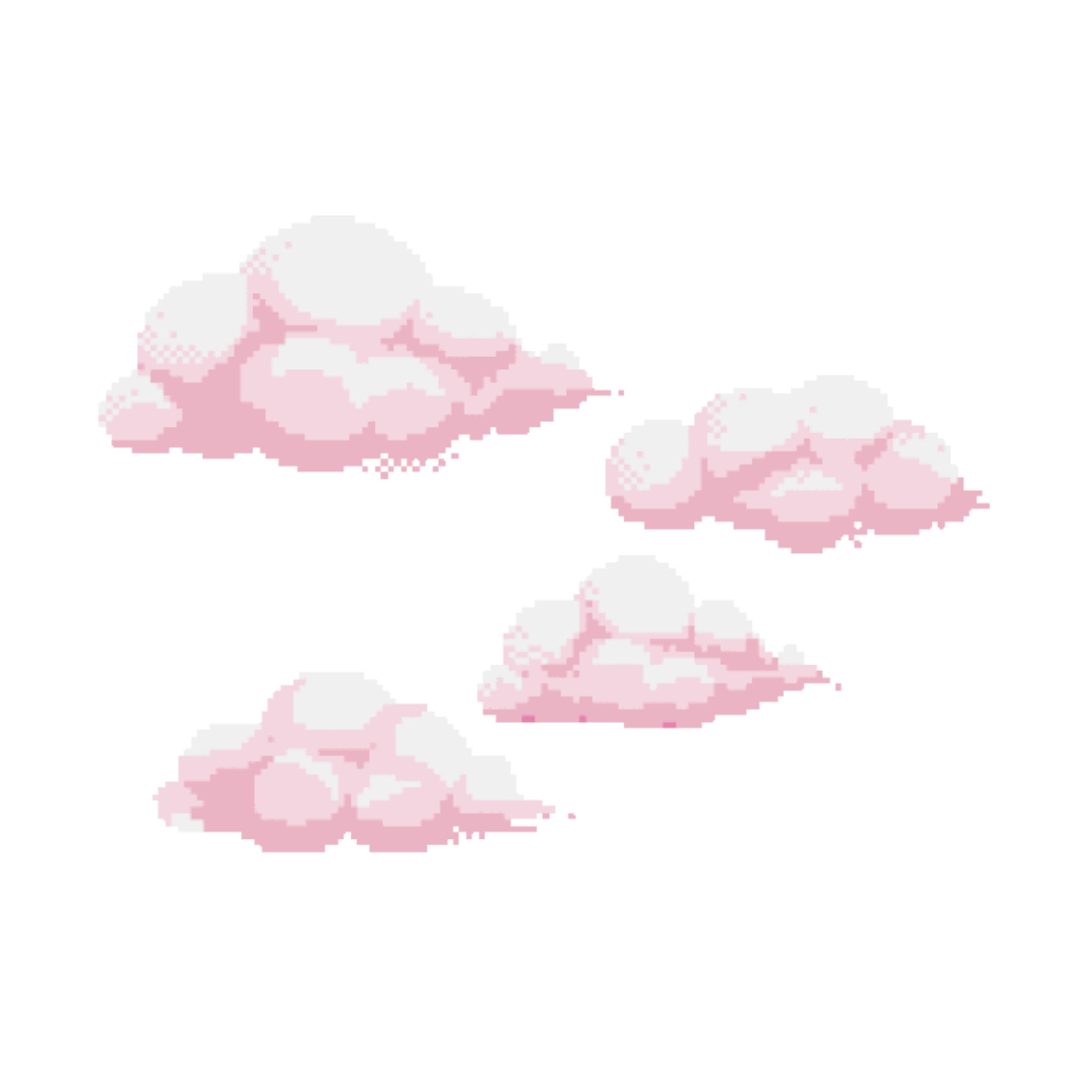 Pink Clouds Aesthetic Sticker By Sophia