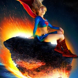 picsart love creative supergirl sneakers space asteroid editbydk fire freetoedit ircdesignthesneaker designthesneaker