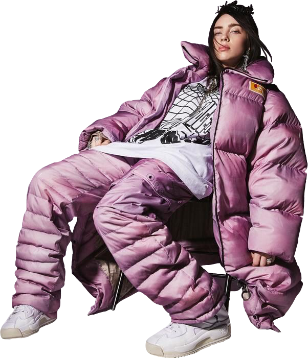 billie billieeilish eilish purple sticker by @fayth23