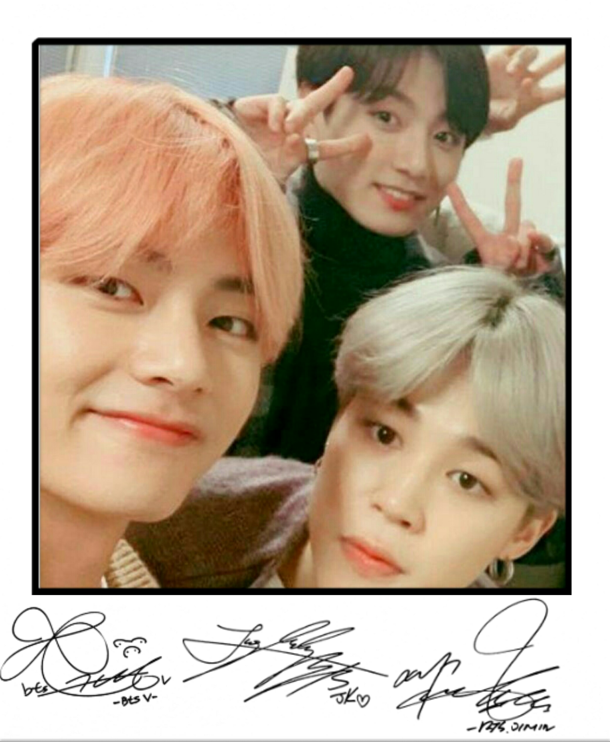 Vkookmin V Jimin Jk Polaroid Image By Alejandra Juarez