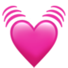 freetoedit heart pink heartbeat emoji