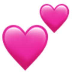 freetoedit pink heart hearts emoji