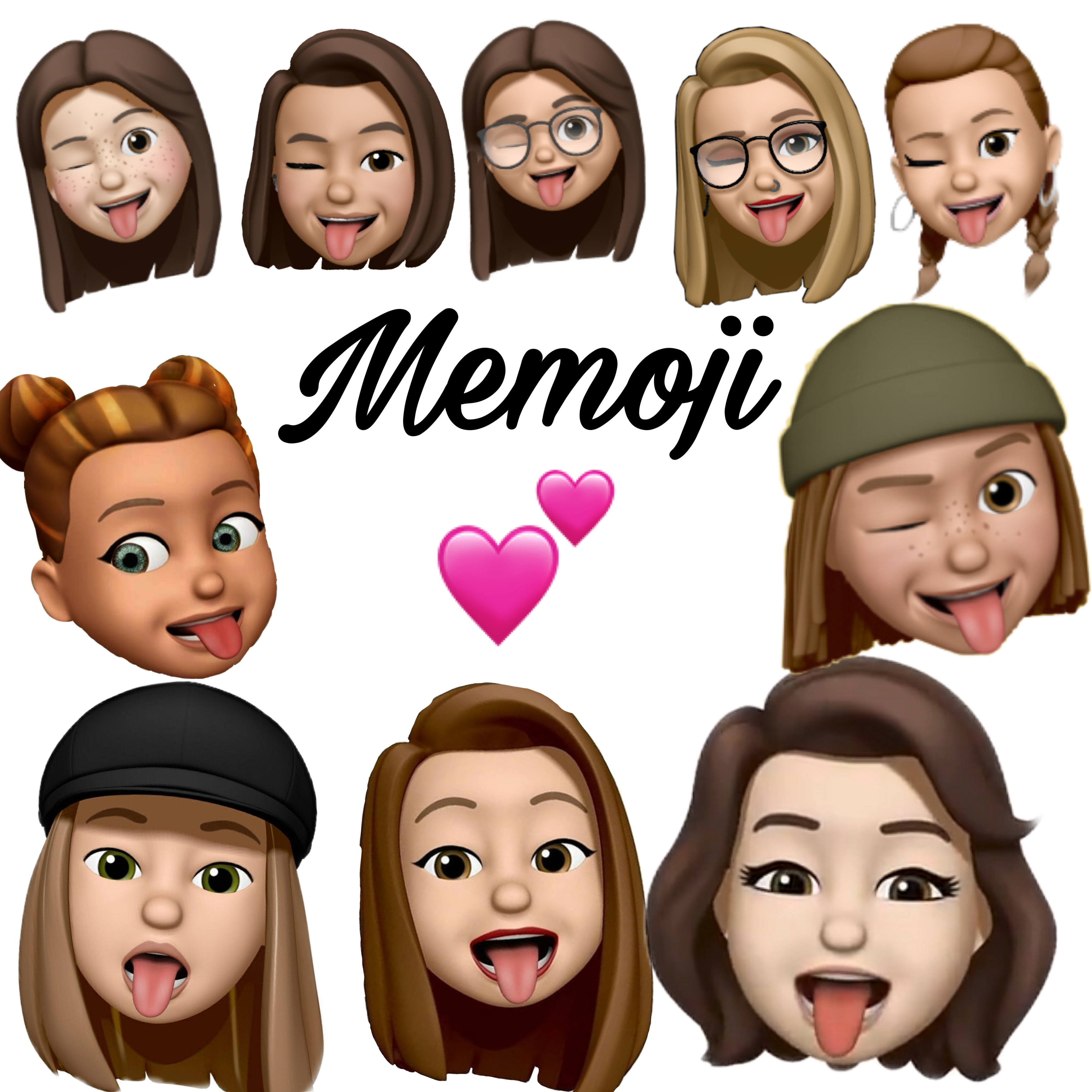 Мемоджи. Красивые мемоджи. Красивые Memoji. Мемоджи идея. Красивые Стикеры Memoji.