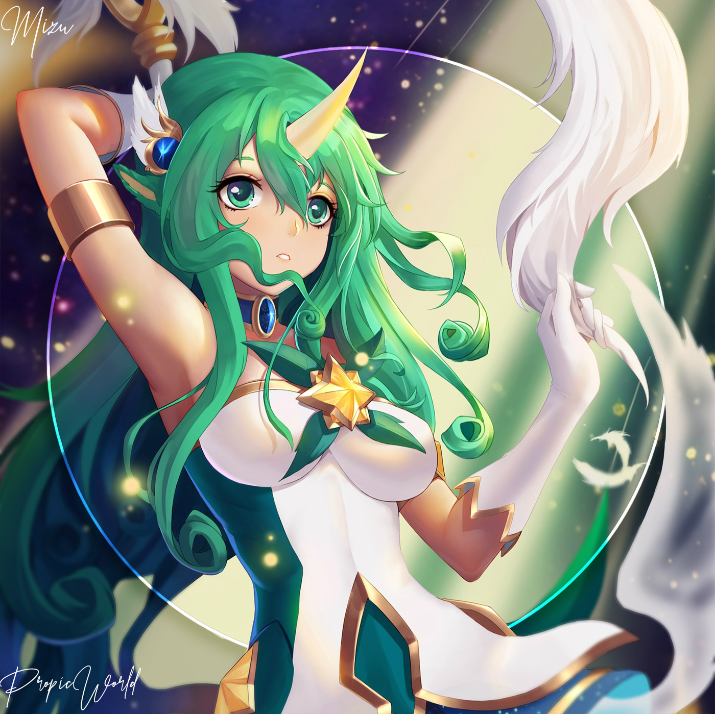 This visual is about propic soraka starguardian leagueoflegends #propic #so...