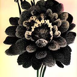 freetoedit flower inkprint blackandwhite