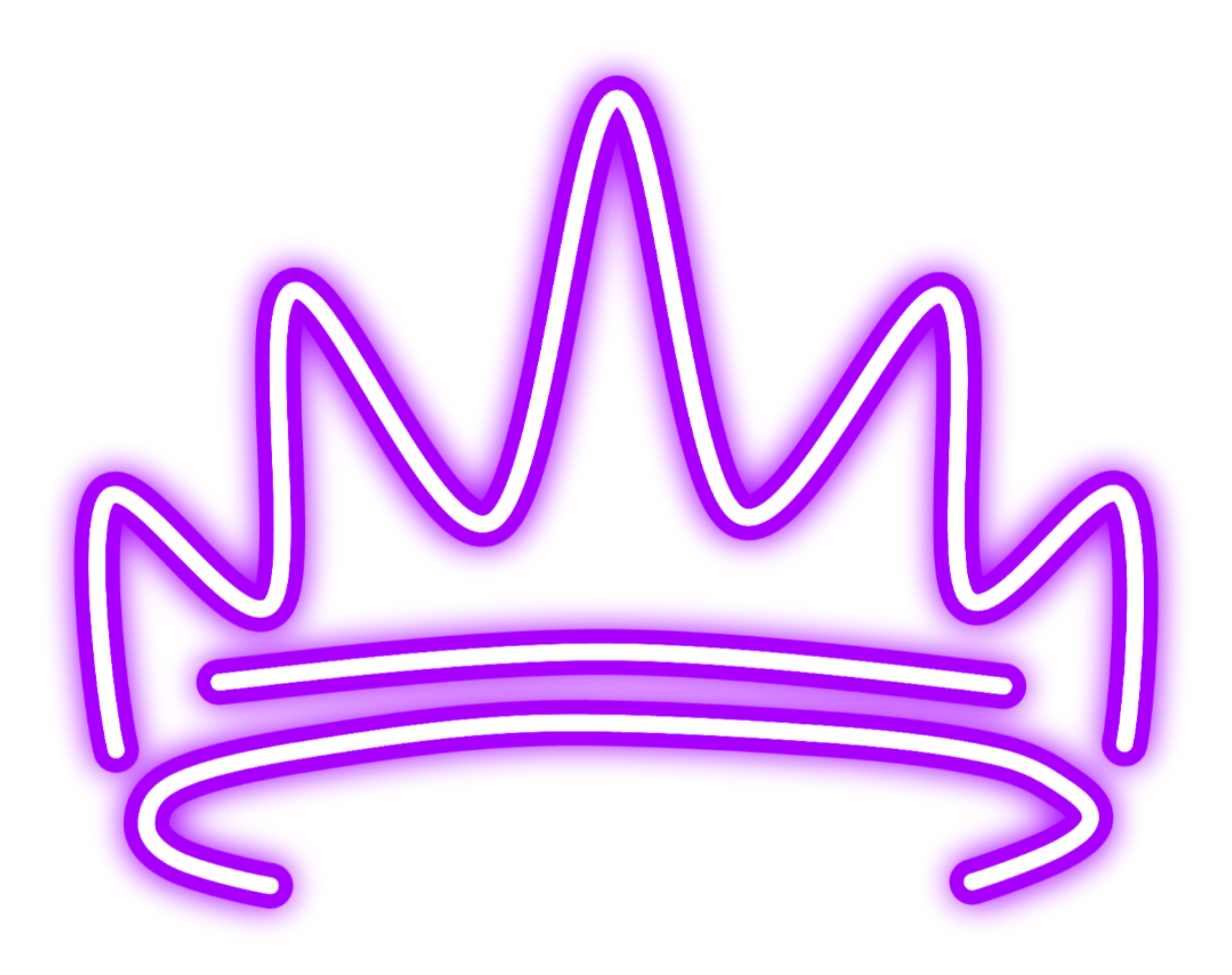 neon crown cute neoncrown cutecrown sticker by marlena83