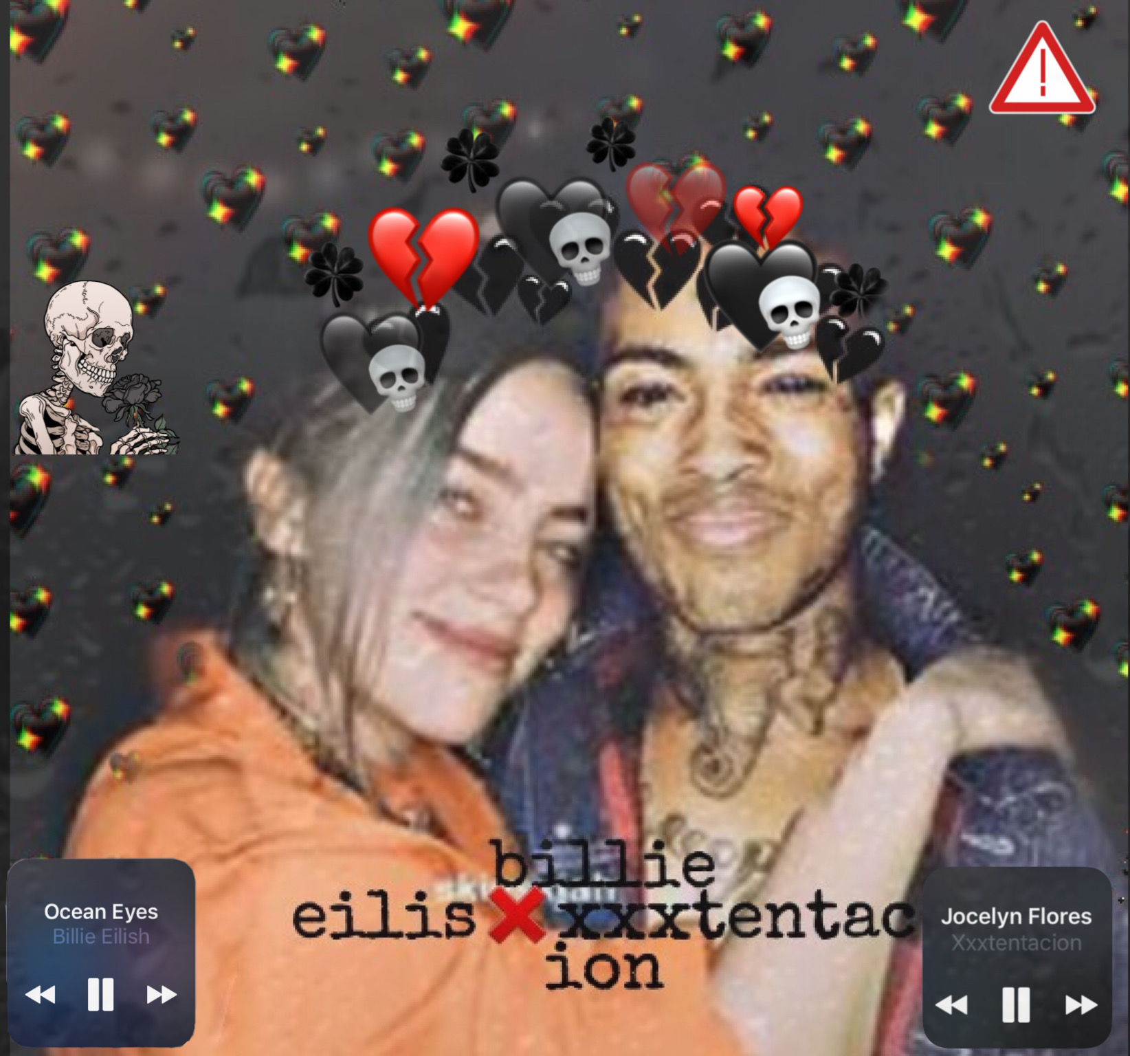 billlieeilish xxxtentacion image by @valeriahollandelish