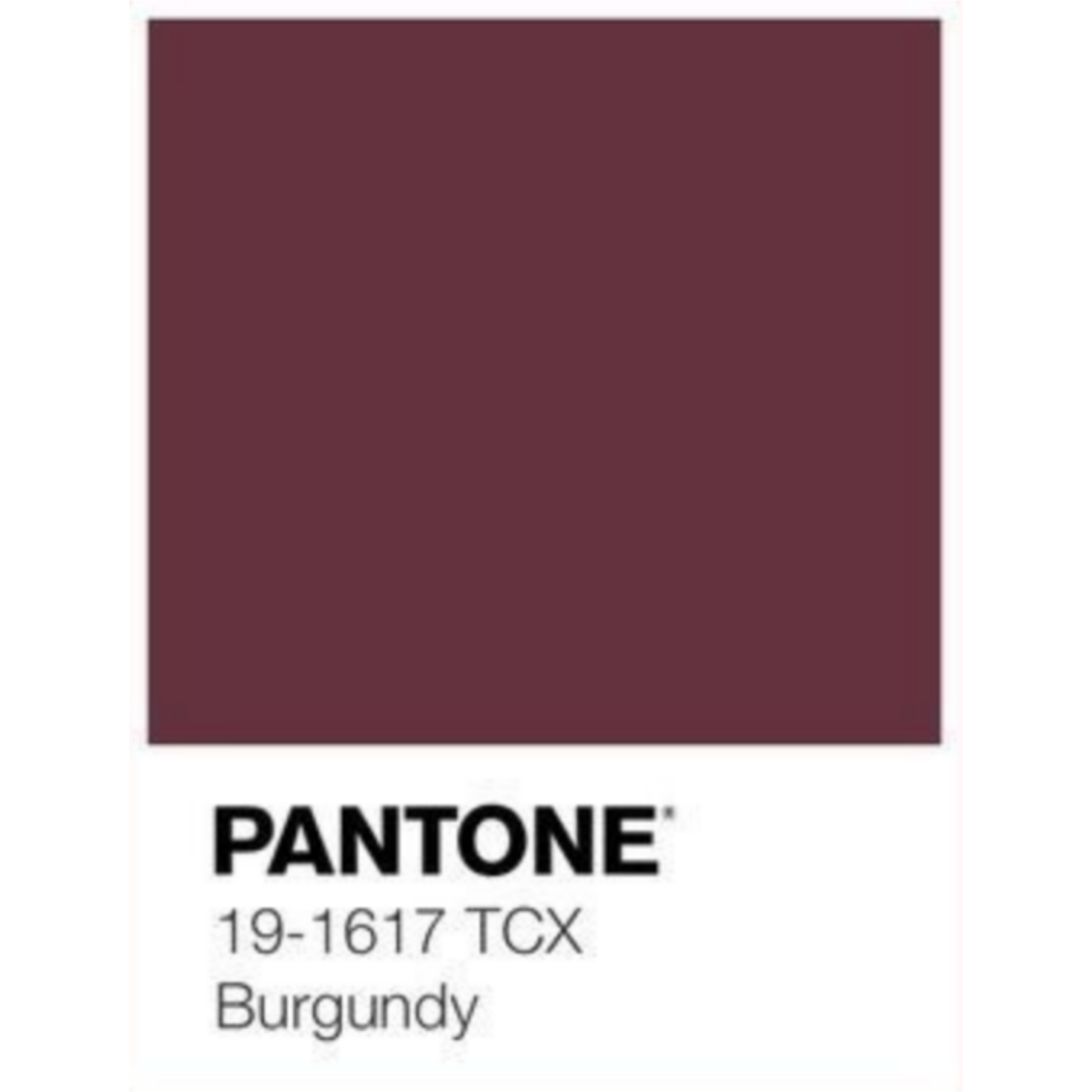 Pantone Pantoneburgundy Sticker By W Minthi