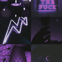 aesthetic dark purple