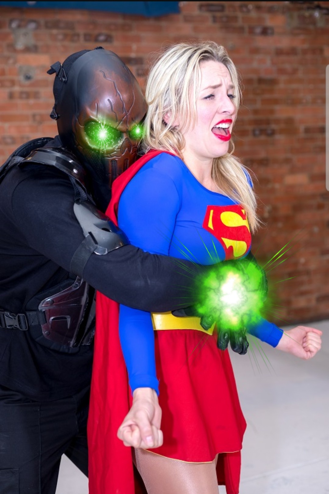 kryptonite supergirl bearhug roleplay image by @rp707.