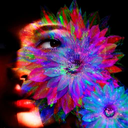 myoriginalwork originalart conceptart womanportrait colorful ecflowereyes